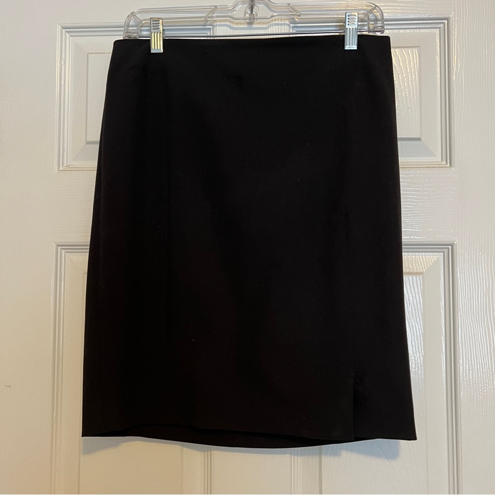 DKNYC Black skirt with gold back zipper 2